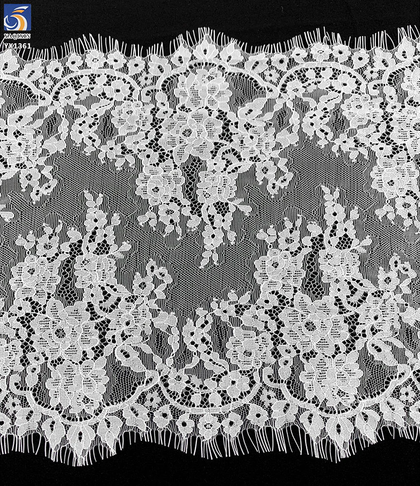 Embroidered Lace Trim fabric YX1361