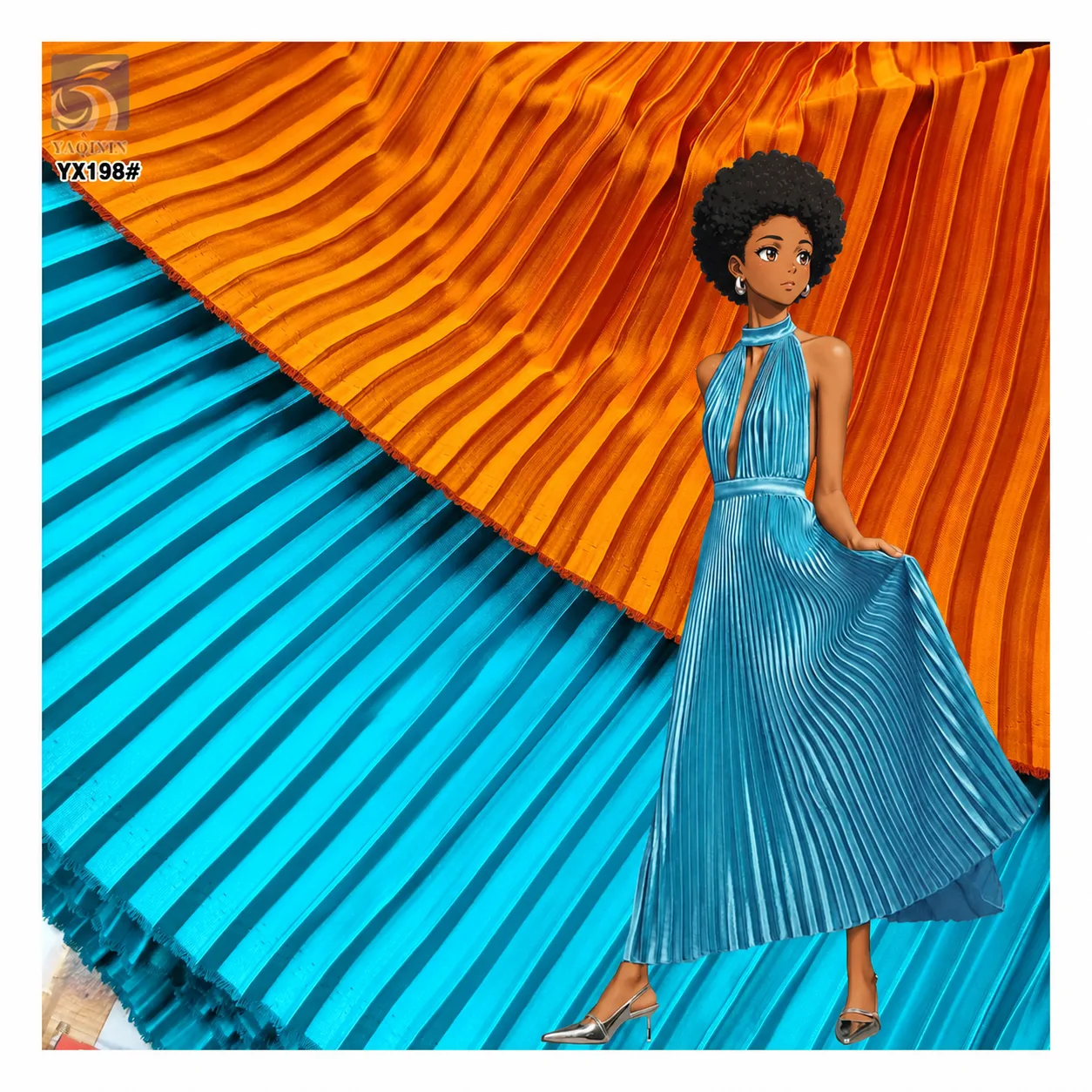 Pleated fabric wholesale category