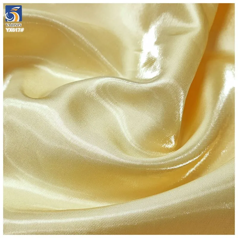 Soft glossy satin fabric roll